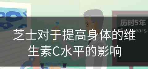 芝士对于提高身体的维生素C水平的影响